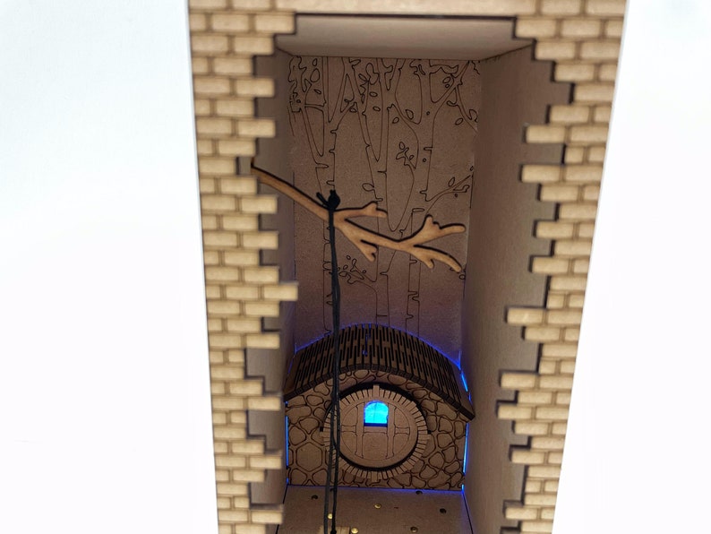 Hobbit / LOTR Themed Book Nook Shelf Insert DIY Alley Book Etsy