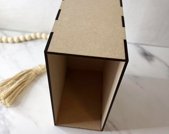 Blank Book Nook - Diorama Box - Self Assembly Kit - Optional LED Lighting Pack - MDF - Booknook - Knockturn Wizard Alley