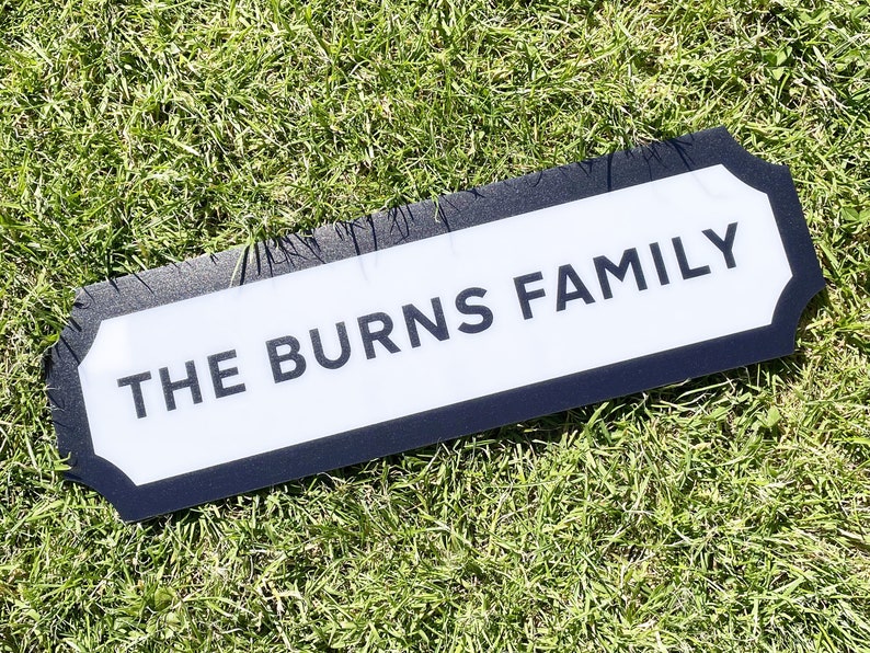 Personalised Family Street sign Personalised Family Street sign