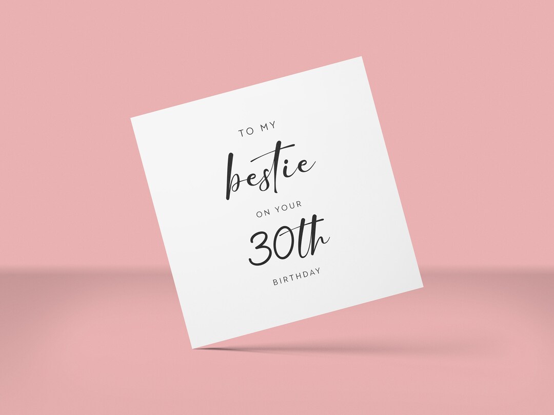 Tarjeta De Cumpleaños Número 30 Para Ella, Tarjeta De Cumpleaños Número 30, Hija, Hermana, Nieta, Sobrina, Ahijada, Prima, Mejor Amiga - México