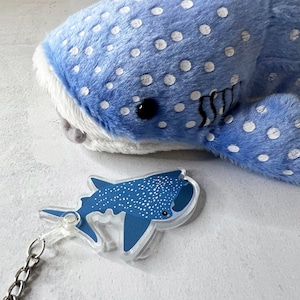 Whale Shark Keyring - Whaleshark - Ocean - Animals Gifts for Shark Lovers - Scuba Diving Gift - Endangered Species - Sea