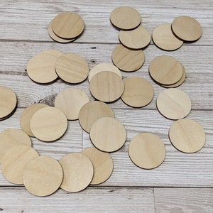 Plywood Disc Circles - Multiple Sizes - Pack of 50 or 100