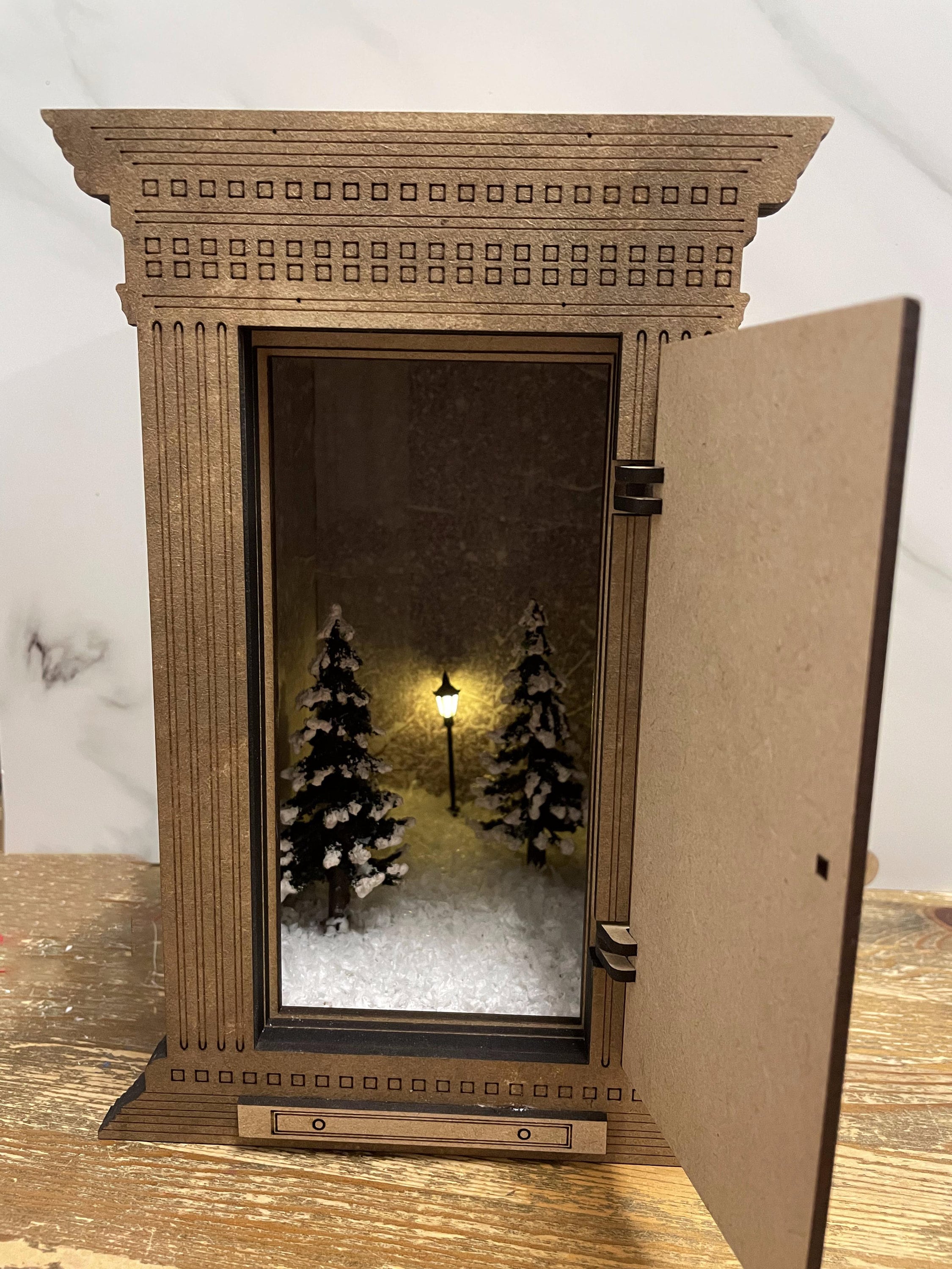 Narnia Themed Book Nook Shelf Insert DIY Alley Book Nook Kit Etsy