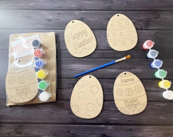 Paint Your Own Easter Egg Decorations - Paint Activity Box - Paint it Yourself - Kids Craft Kit - Craft box - Easter gift for children