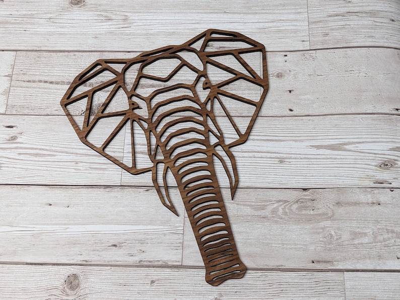 Safari Themed Wall Decor Art Wooden Geometric Nursery Etsy