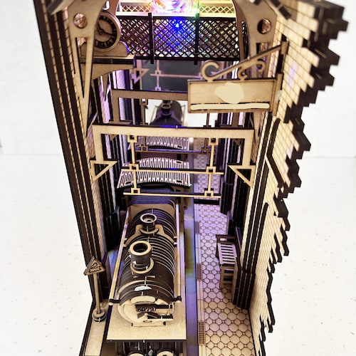 Forest Path Book Nook Shelf Insert Decor Etsy Canada