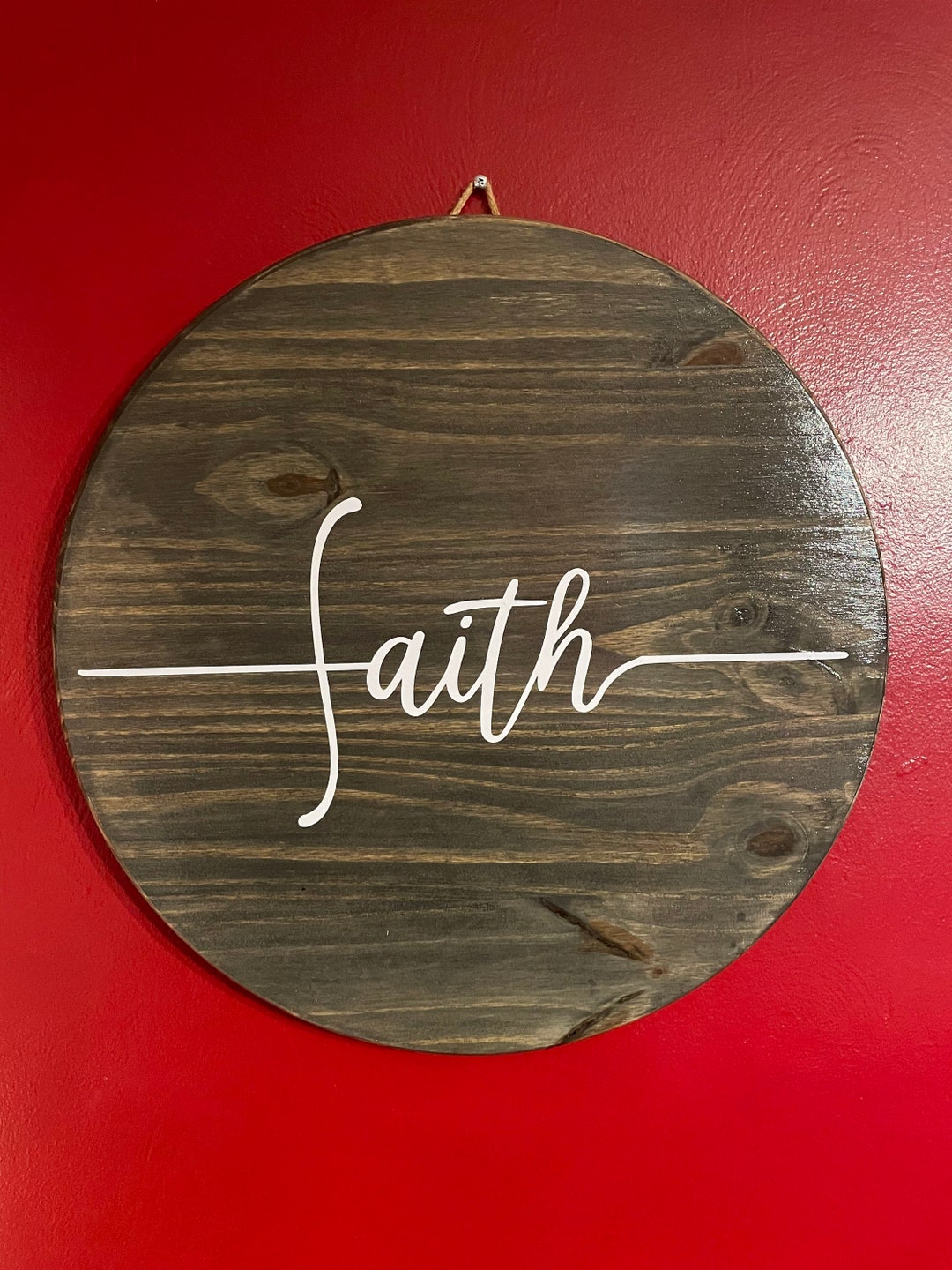 Faith Wall Sign Etsy