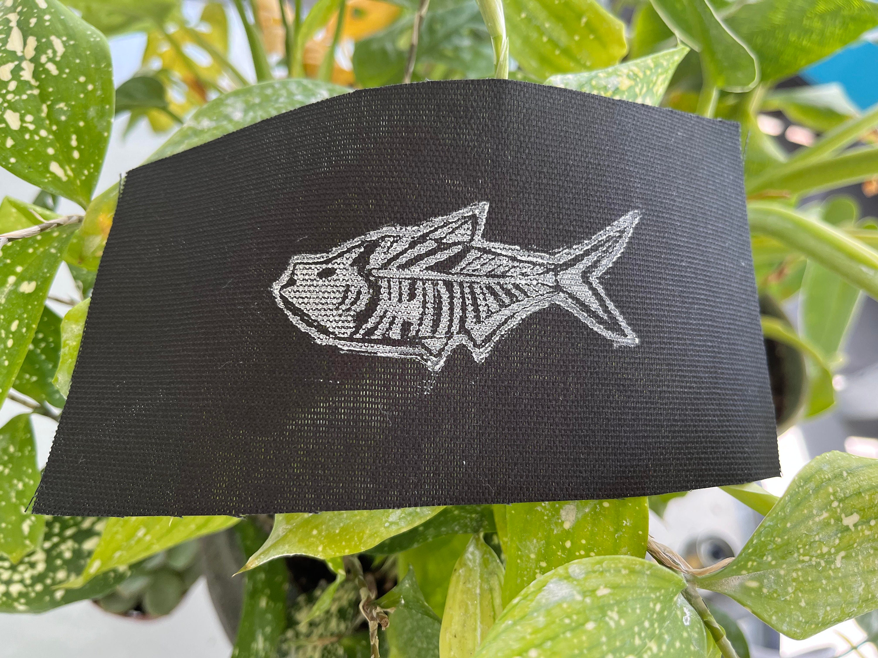 Fossil Fish Patch, Goth Punk Alternative Fashion - Etsy