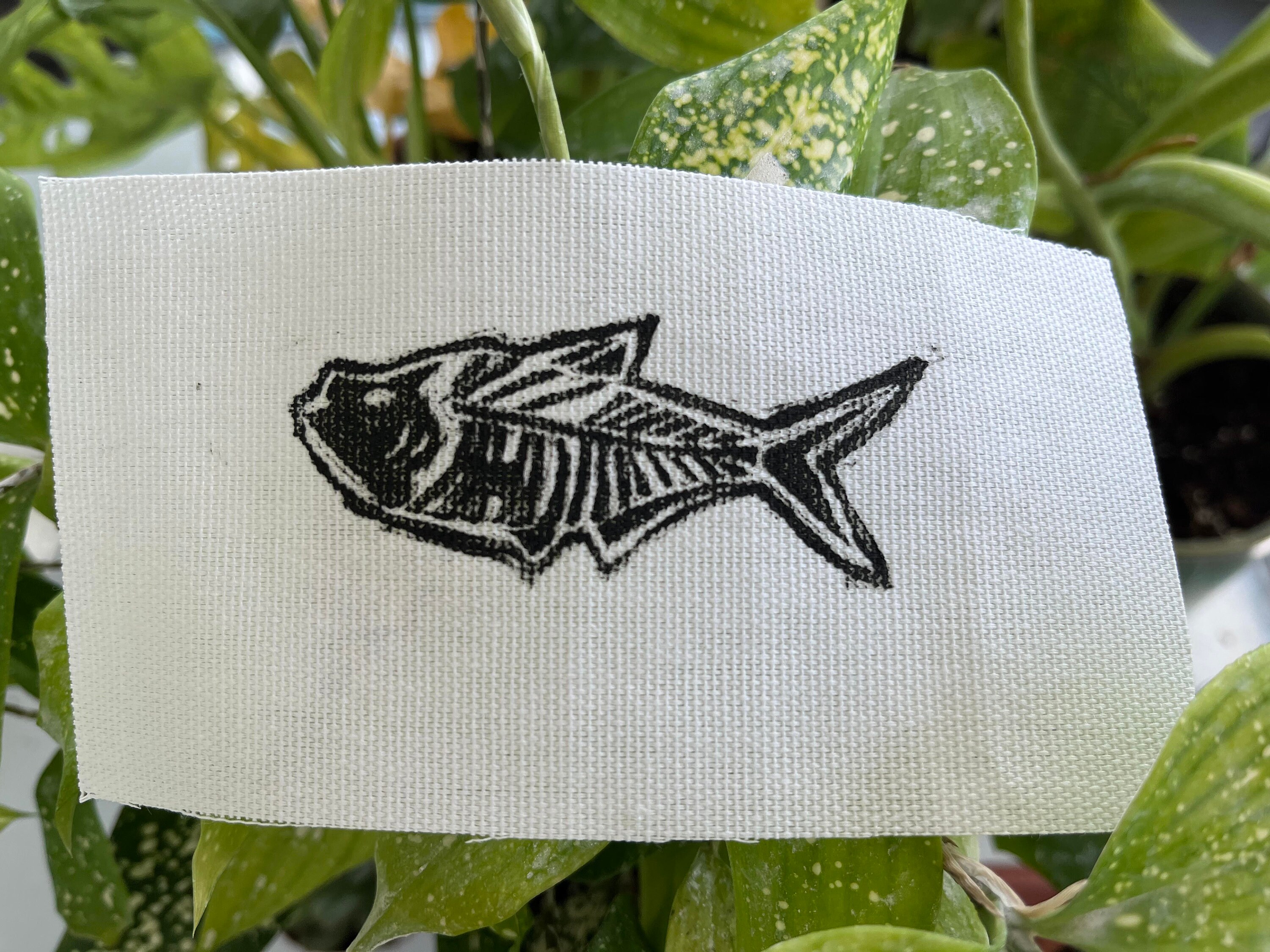Fossil Fish Patch Goth Punk Alternative Fashion - Etsy