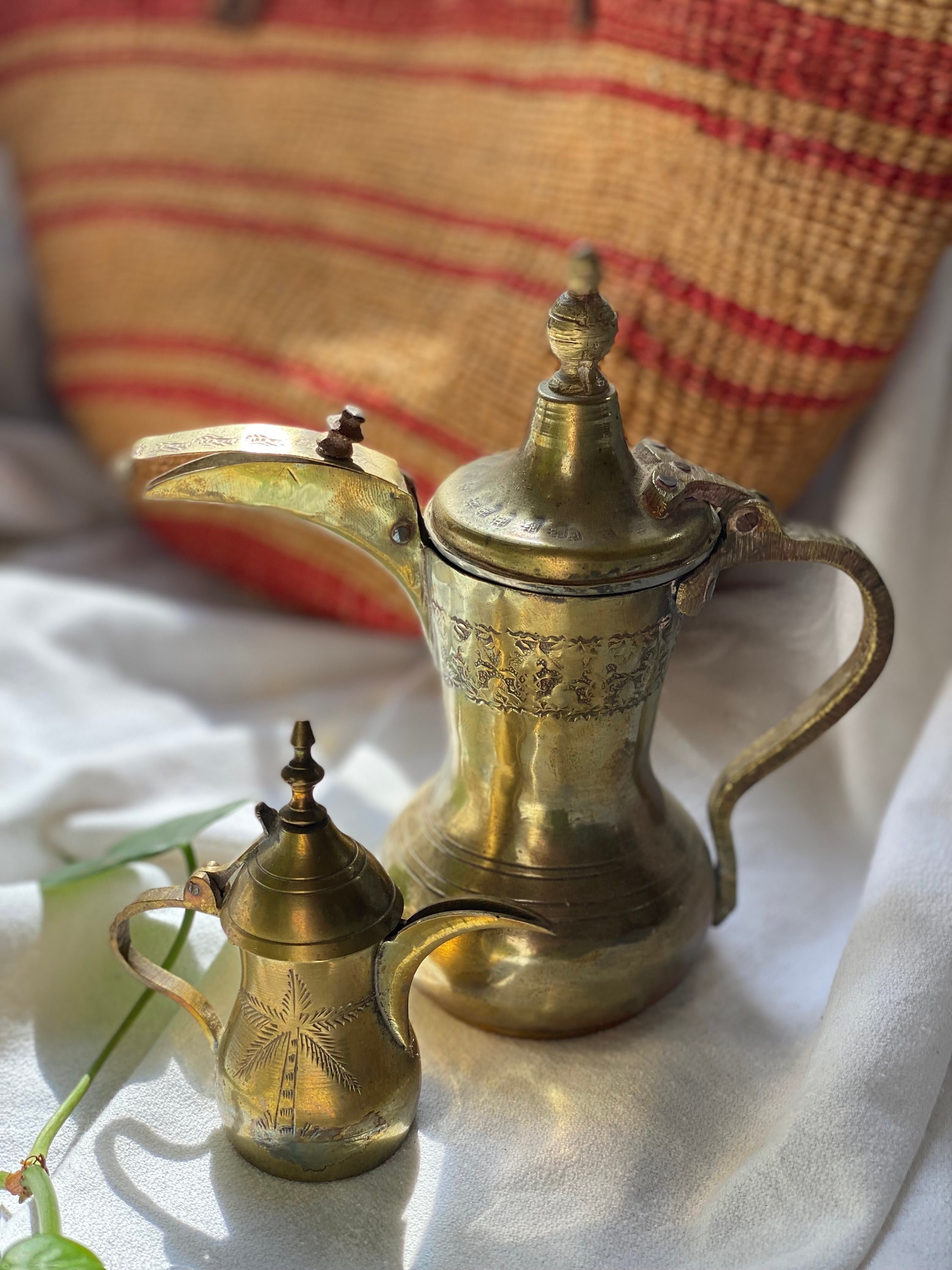 Dallah, Arabic Coffee Pot, 925 Silver, Antique, Ornament, Gift -  Israel