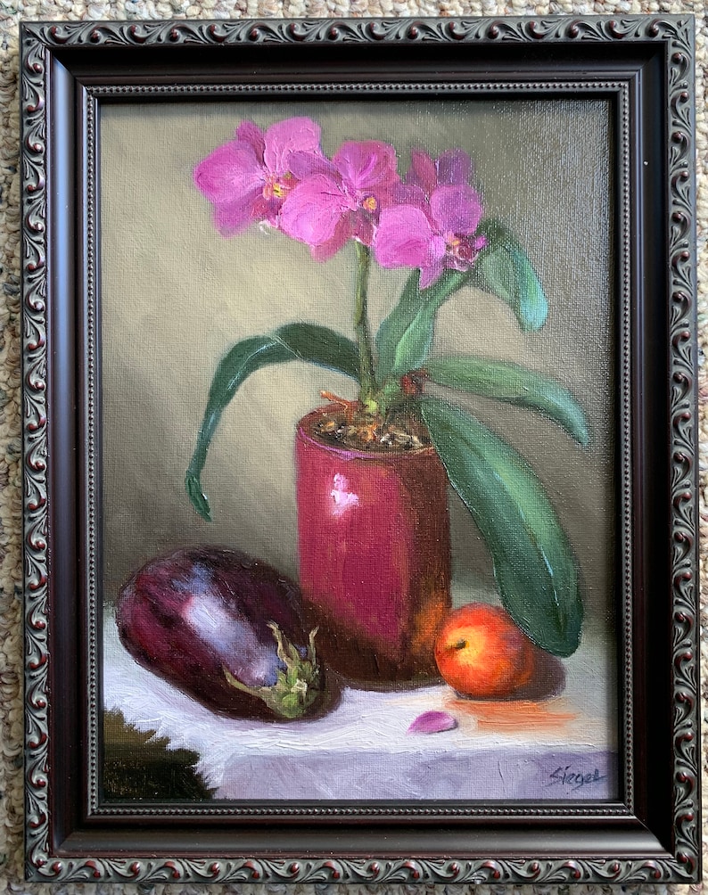 Orchids and Eggplant