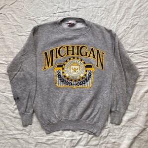 Small Vintage Michigan Crewneck