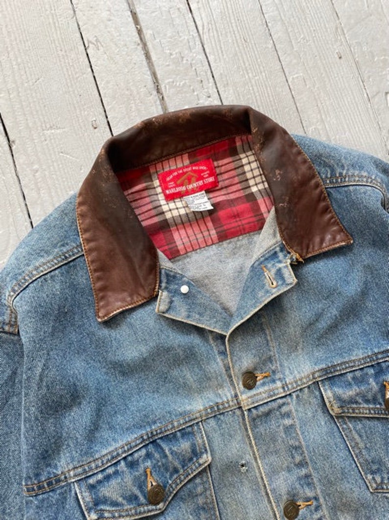 Vintage Marlboro Country Store Denim Jacket | Etsy