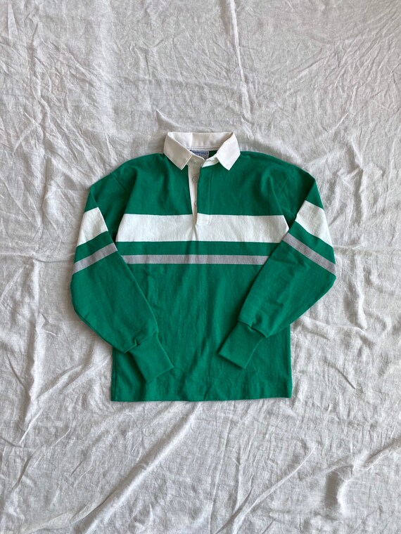 Deadstock Vintage Lands End Rugby Shirt