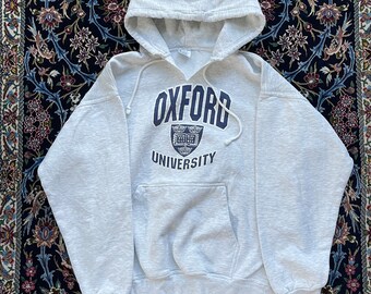 Oxford university hoodie grey Clearance