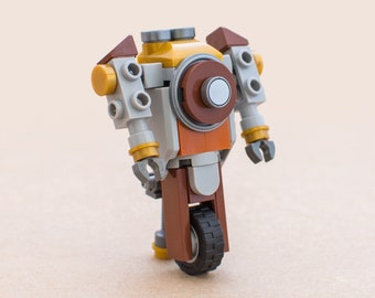 Sci-Fi Western brick build robot / Instructions Only