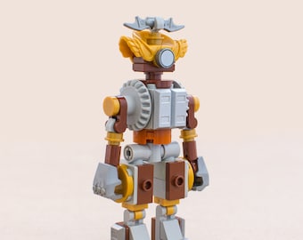 Sci-Fi Western brick build robot / Instructions Only