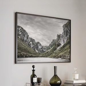Gros Morne National Park, Western Brook Pond Newfoundland, Mountain Lake Wall Art, Landscape Photography Print, Canadian Wall Art, Farmhouse