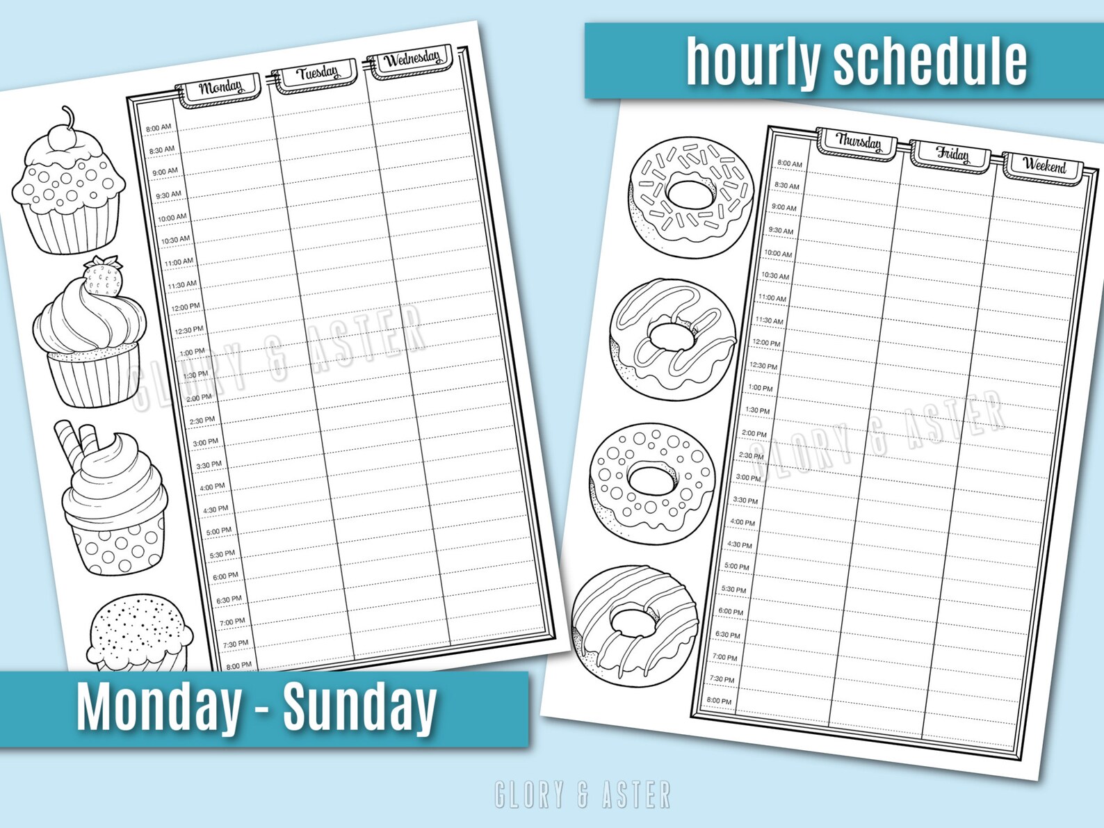 Coloring Planner Printable Planner - Il 1588xN.3182737305 M75q 