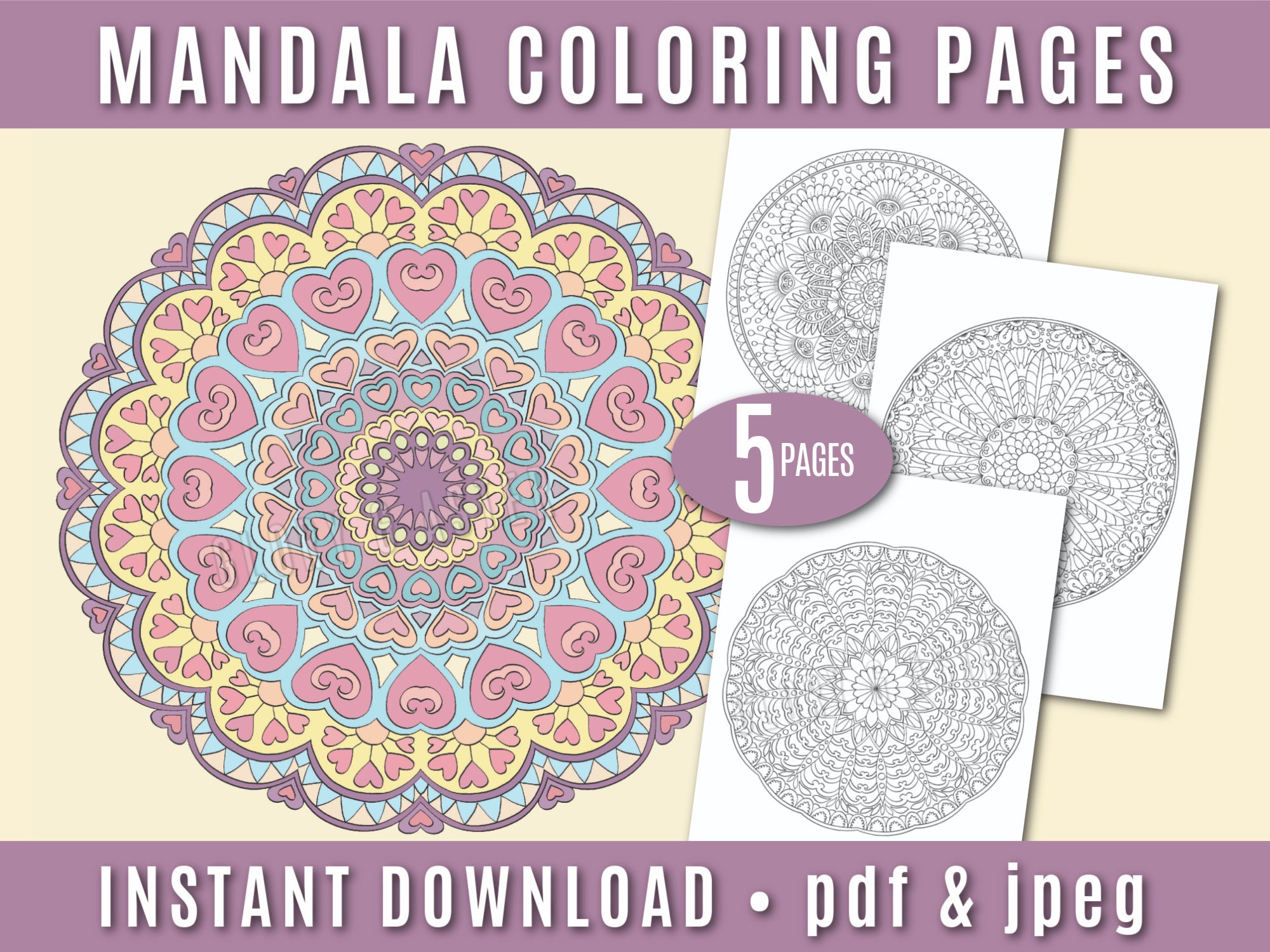 Mandala Coloring Book 120 Designs: For Adults Relaxation with Thick Artist  Quality Paper Meditation And Happiness (Paperback)