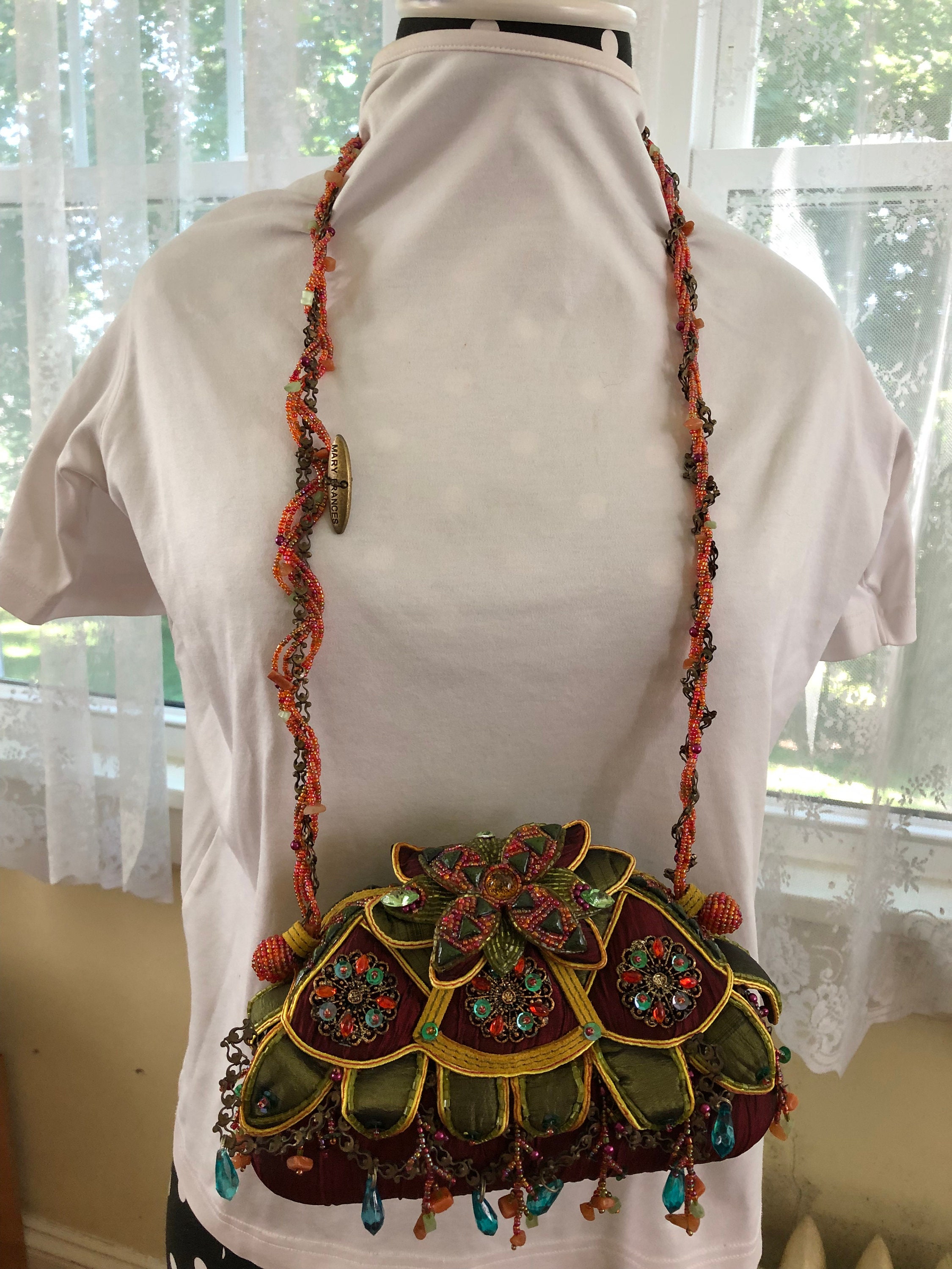 新品 未使用 MARY FRANCES パーティバッグ MARY FRANCES:メリー