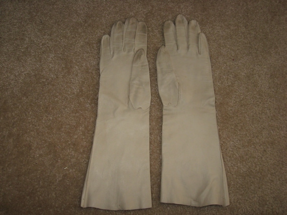 Vintage louis fischl leather gloves elegant glove… - image 1