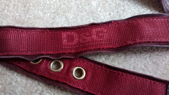 Vintage Red Dolce & Gabbana belt, classy D and G … - image 6