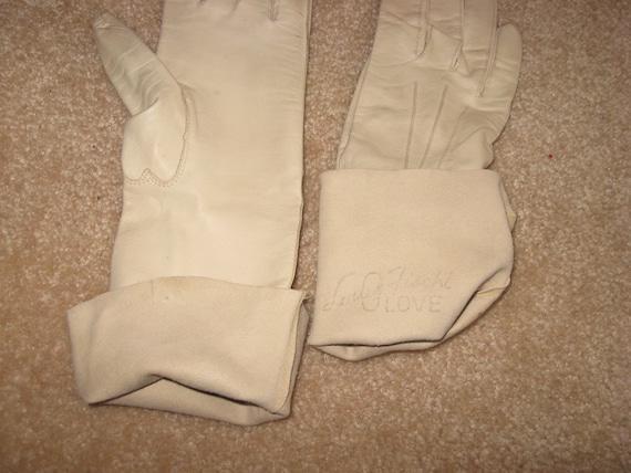 Vintage louis fischl leather gloves elegant glove… - image 6