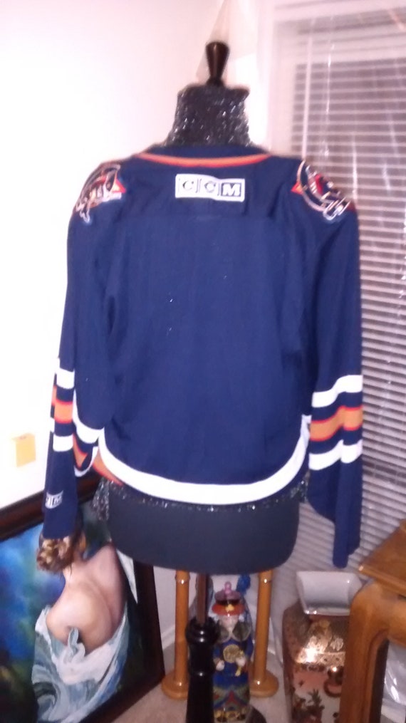 Vintage Edmonton Oilers Home Jersey Adult S CCM,Hocke… Gem