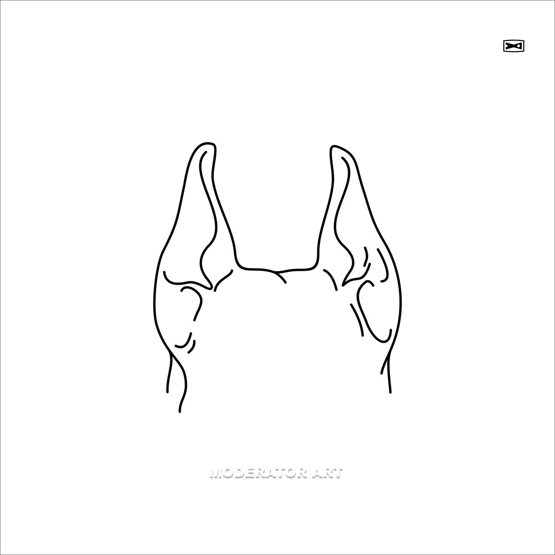 Dog Ears Outline SVG DXF PDF Png Eps Pet Ears Bundle for Etsy UK