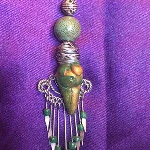 Green Goddess Warrior Pendant