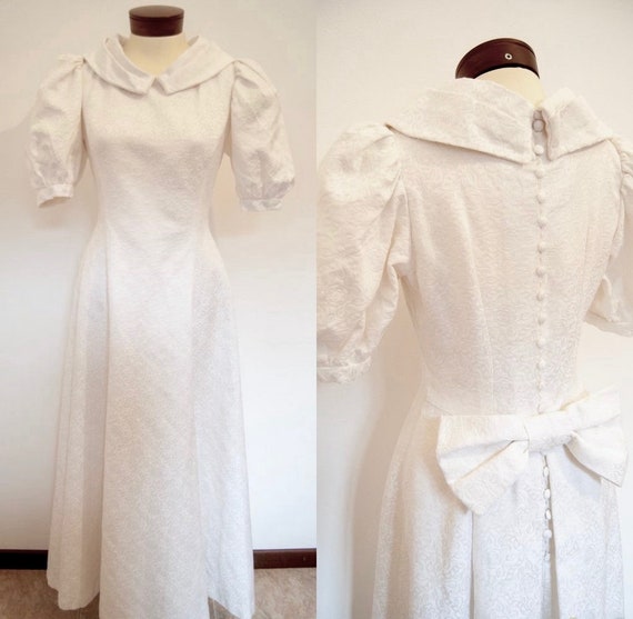 60s wedding dress, Vintage wedding dress, retro we