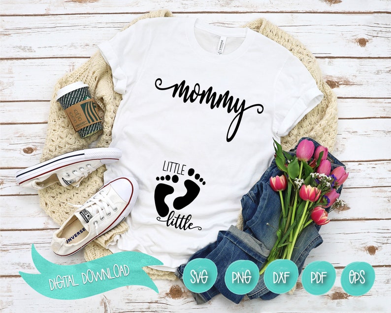 Download Family Pregnancy Announcement SVG Bundle Baby Feet SVG | Etsy