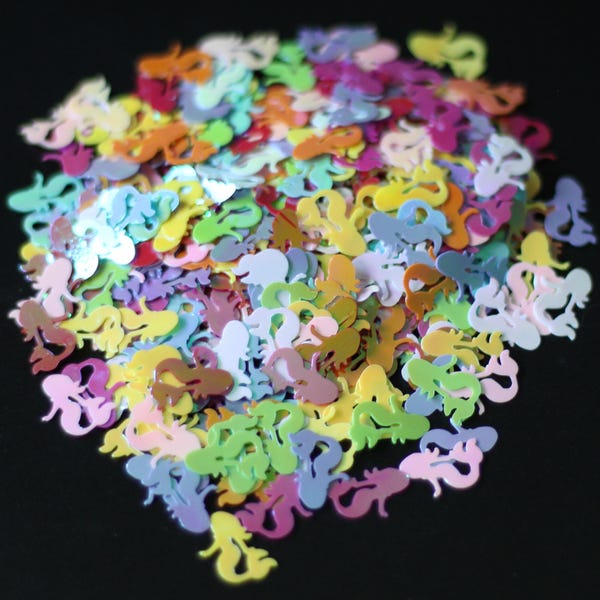 Mix Color Mermaid Poly Glitter Confetti Epoxy Tumblers, Birthday Party Decor, Craft Supplies, DIY Scrapbooking Card Making Iridescent C8-5-3