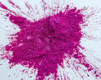 Fabulous Fuchsia #006 Pink Mica Powder 3 GRAM JAR Soap Making Epoxy Crafts Slime Lip Gloss Cosmetic Safe Glitter Epoxy Tumblers Ships USA