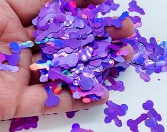 LIGHT Purple Penis Pecker Dong Weiner Johnson Dick Bachelorette Party Confetti Chunky Poly Glitter Epoxy Tumblers Ships From USA C9-5-2