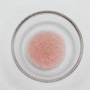 Baby Pink AB Glass Micro Beads for Nail Art, Pixie Mini, 5 Gram Jar, 1MM Size, Jewelry Craft Supplies, Embellishment, Undrilled