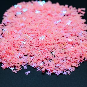 pink ribbon cancer awareness glitter for glitter tumblers, craft projects, diy, nail art, resin projects