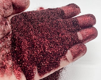 Marvelous Maroon Metallic Extra Fine Poly Glitter Mix for Glitter Epoxy Tumblers Ships From USA D12-3-2
