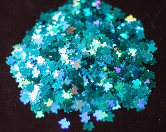 Sea Turtle Aqua Glitter for Epoxy Tumblers, Party Decor, Craft Supplies, Events, DIY, Scrapbooking, Card Making Summer C8-2-5