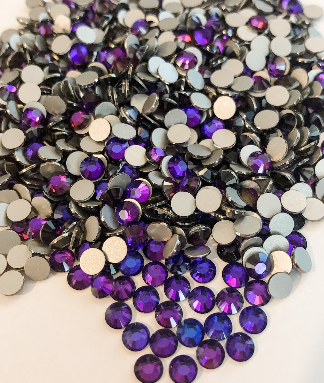 Mini Magic Rhinestone Purple Magic Mirage Sparkle Flatback Flat Back Rhinestone Rhinestones ...