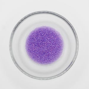 Mid Purple AB Glass Micro Beads for Nail Art, Pixie Mini, 5 Gram Jar, 1MM Size, Jewelry Craft Supplies, Embellishment, Undrilled