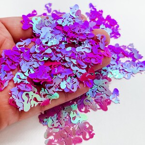 Fuchsia Pink Mermaid Sea Iridescent Fun Party Confetti Chunky Poly Glitter for Glitter Epoxy Tumblers Ships From USA C8-5-2