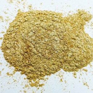 GOLD Mica Powder Pigment, Cosmetic Grade, Mica Powder for Resin