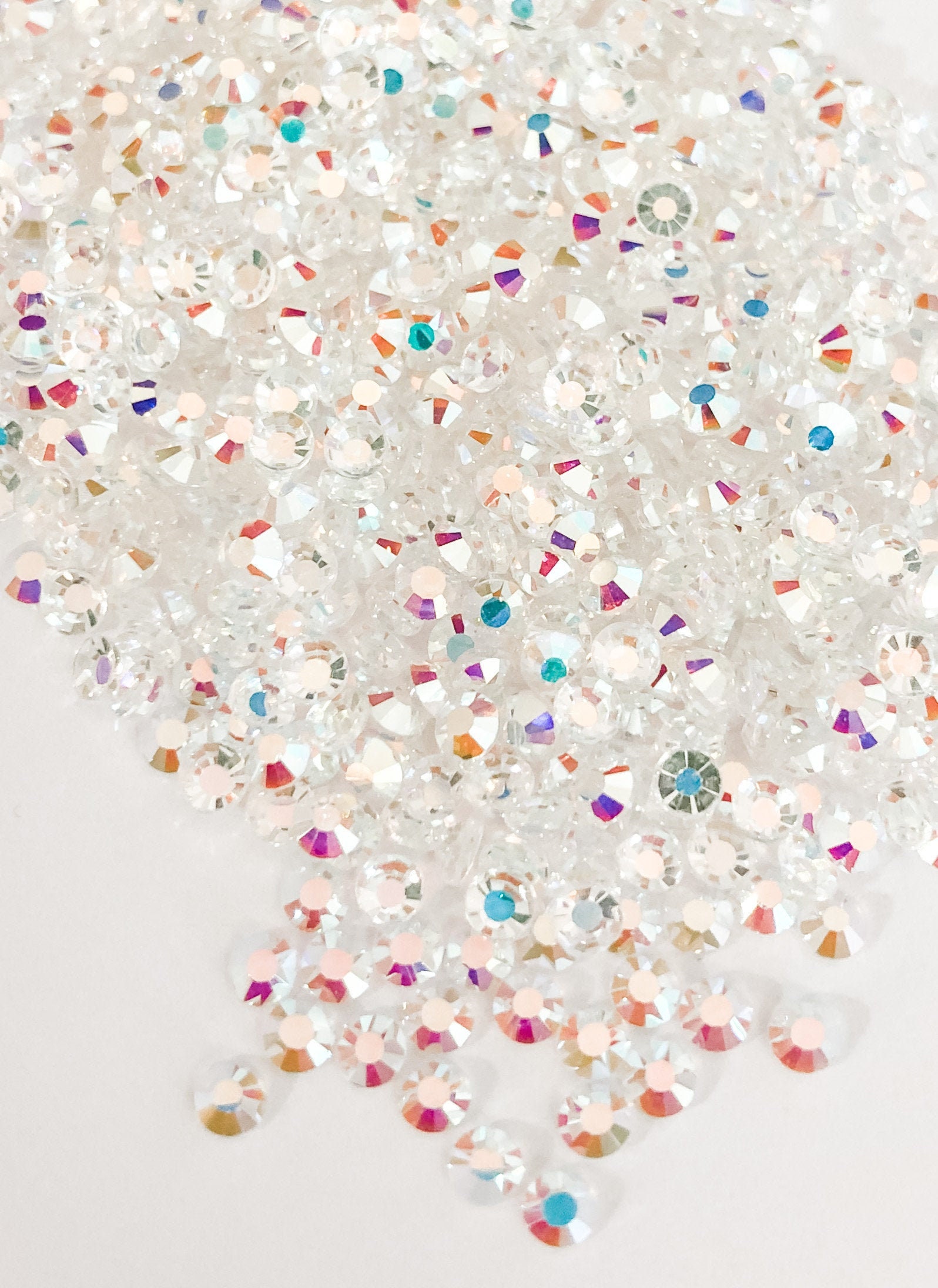 1440 Pieces mixed Size Super Shiny Crystal Clear Rhinestones