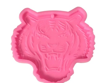 Tiger School Mascot Sport Team Mom Silicon Keychain Key Chain Mold Ships From USA H30-1