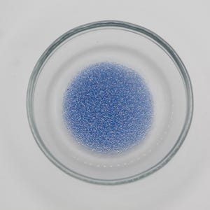 Periwinkle Blue AB Glass Micro Beads for Nail Art, Pixie Mini, 5 Gram Jar, 1MM Size, Jewelry Craft Supplies, Embellishment, Undrilled