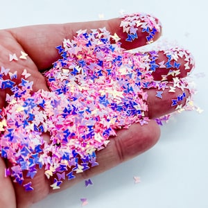 Light Pink Golden Iridescent Butterfly Butterflies Fun Party Confetti Chunky Poly Glitter for Glitter Epoxy Tumblers Ships From USA C1-4-5