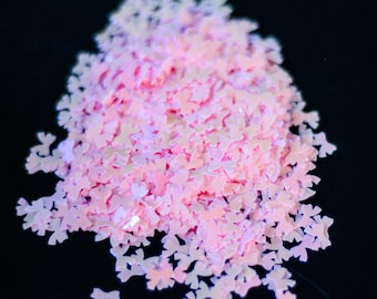 Pink Cheer Bow Glitter for Epoxy Tumblers, Birthday Party Decor, Craft Supplies, Events, DIY, Scrapbooking, Card Making, School C1-3-4