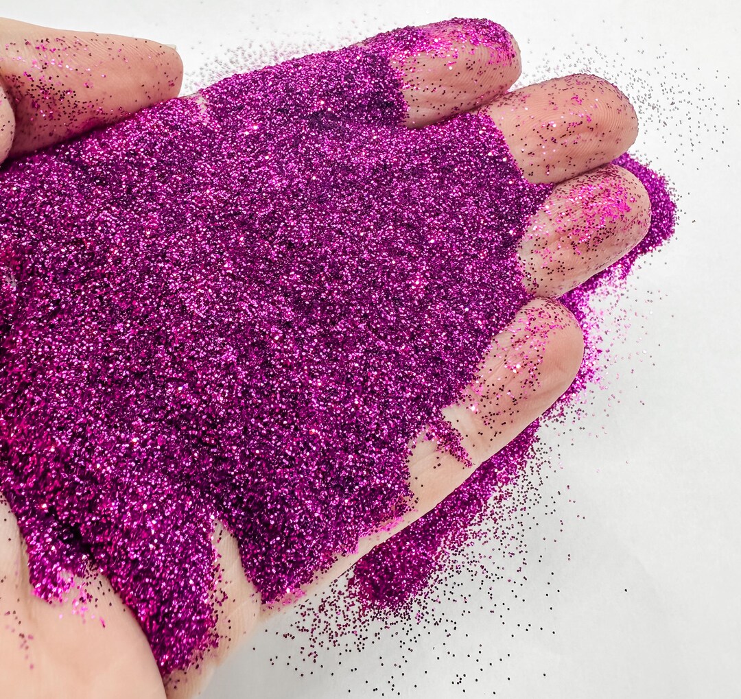 Raspberry Rain Pink Metallic Ultra Fine Poly Glitter Mix for Glitter ...